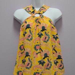 Maeve by Anthropologie Golden Yellow Halter Top Sm
